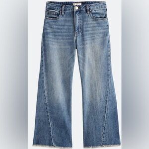 Kut from the Kloth Meg High-Rise Fab Ab Wide-Leg Denim